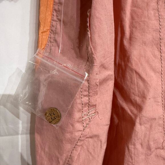 Free People Pink Endless Vacation Short Sleeve Relaxed Fit Shirt Sz M NWOT - Picture 5 of 14